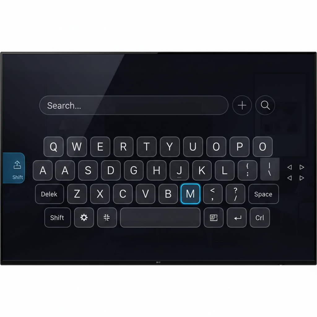 小米电视 QWERTY 搜索键盘